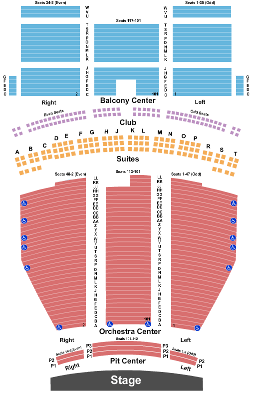 Saenger Theatre Nutcracker Seating Chart
